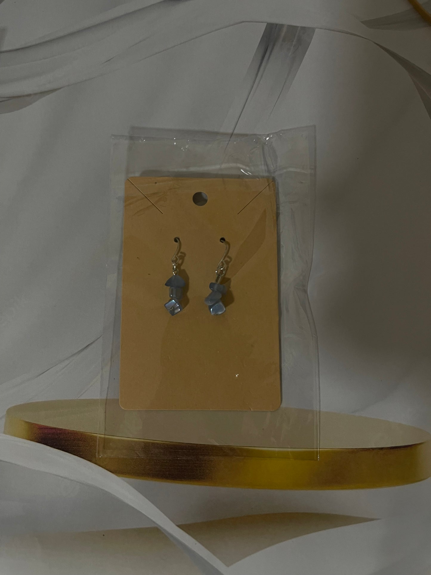 Gemstone Dangle Earrings