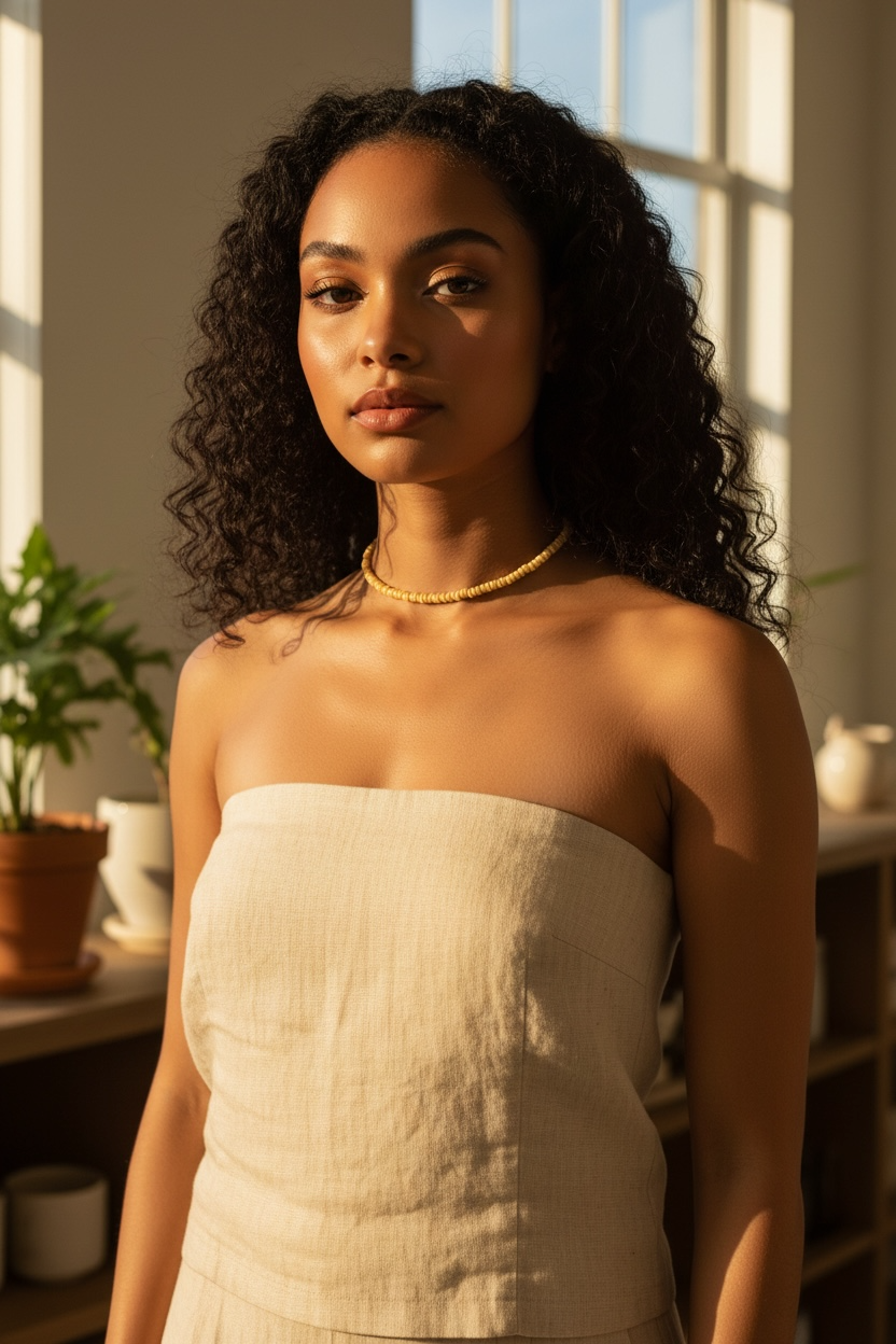 Minimalist Seed Bead Necklace