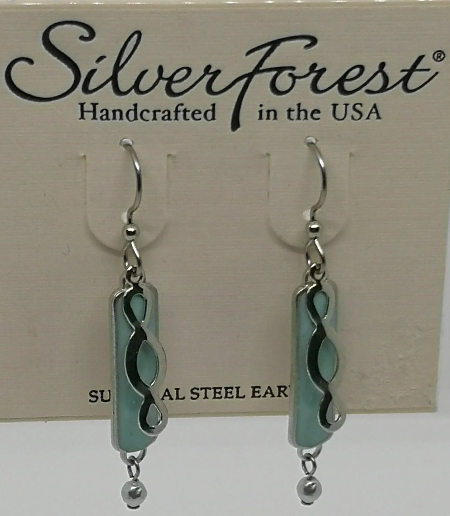 Silver Forest Handcrafted Earrings – Elegant Artistry with Surgical Steel Earwires