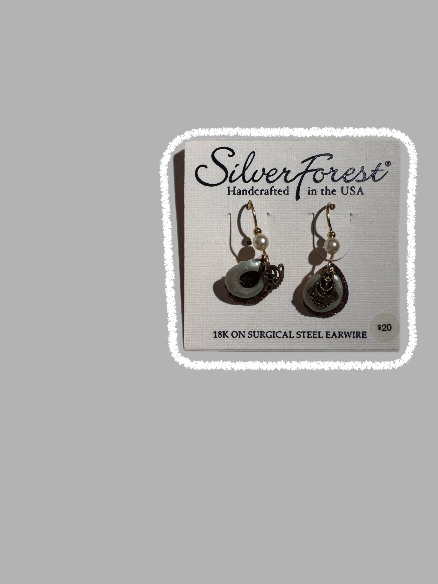 Luna Pearl – Natural Stone Drop Earrings