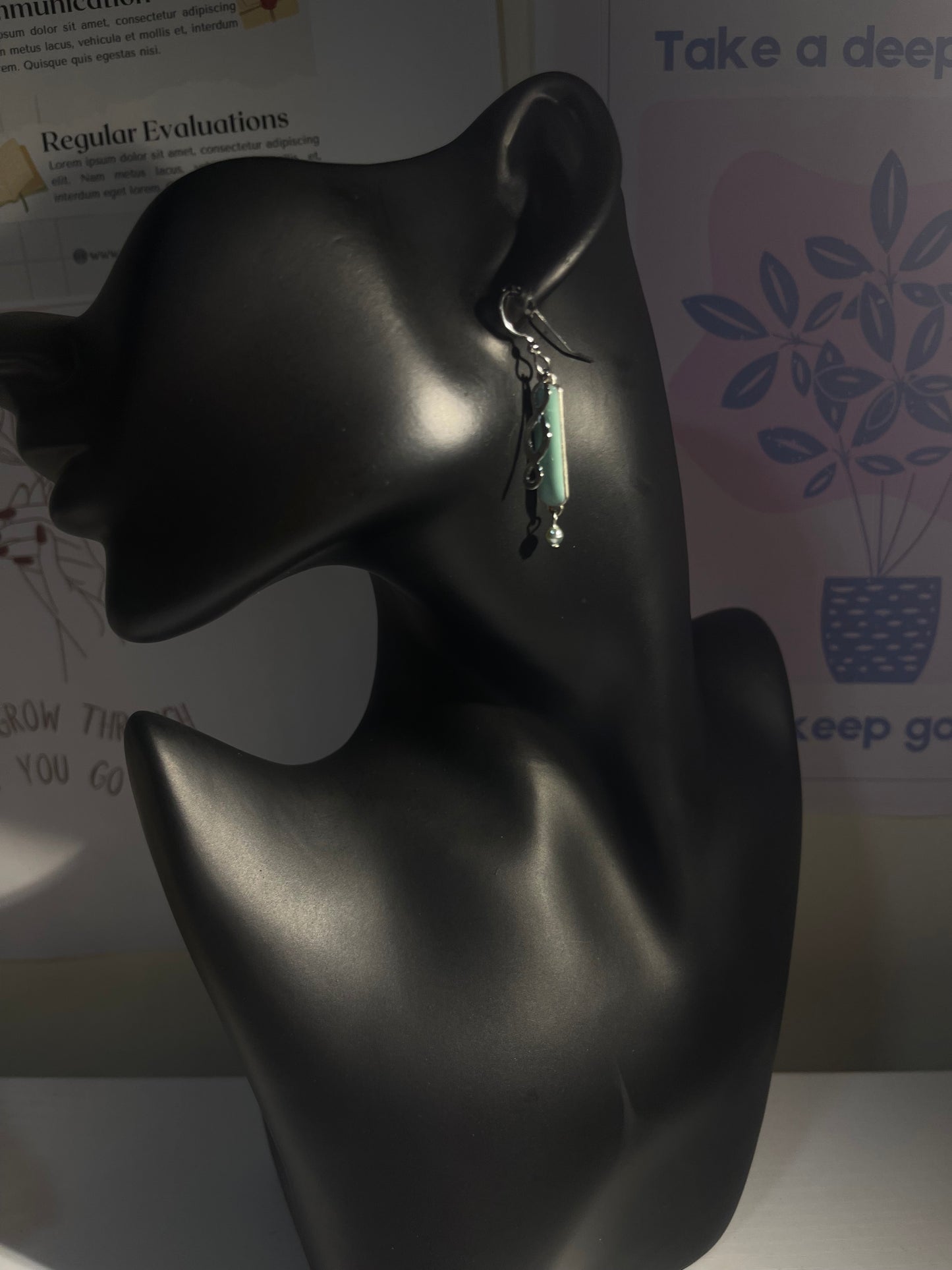 Silver Forest Handcrafted Earrings – Elegant Artistry with Surgical Steel Earwires