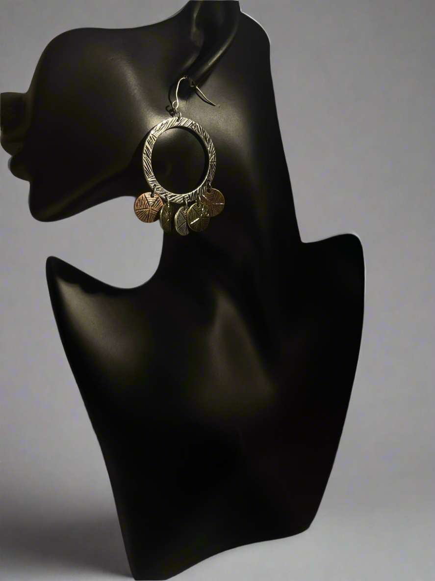 Trink Tease Multi-Toned Silver Earrings – Paparazzi Accessories