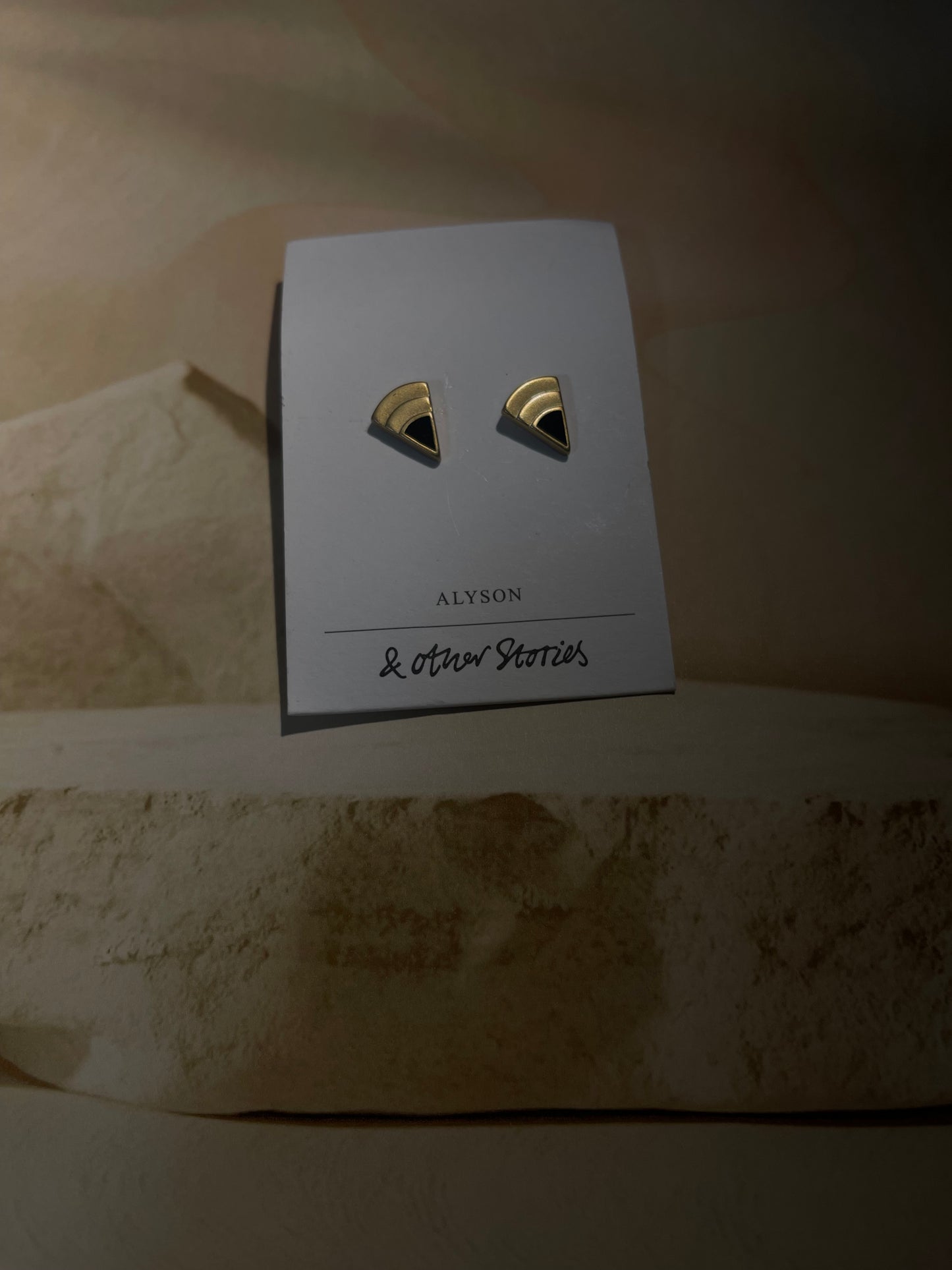& Other Stories Alyson Triangle Stud Earrings