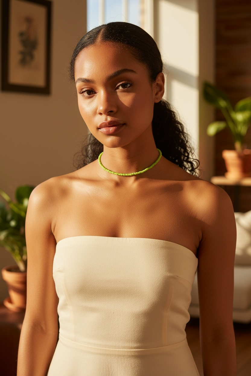 Minimalist Seed Bead Necklace