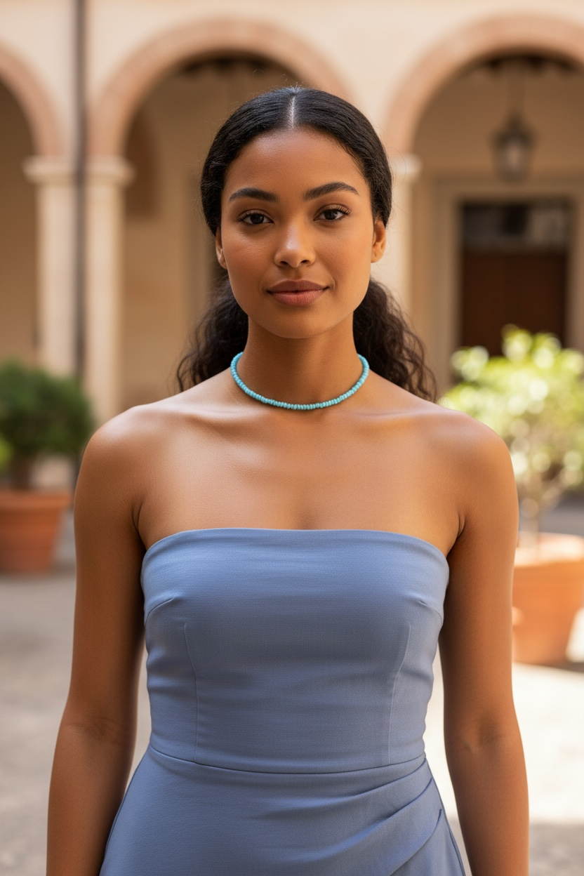 Minimalist Seed Bead Necklace