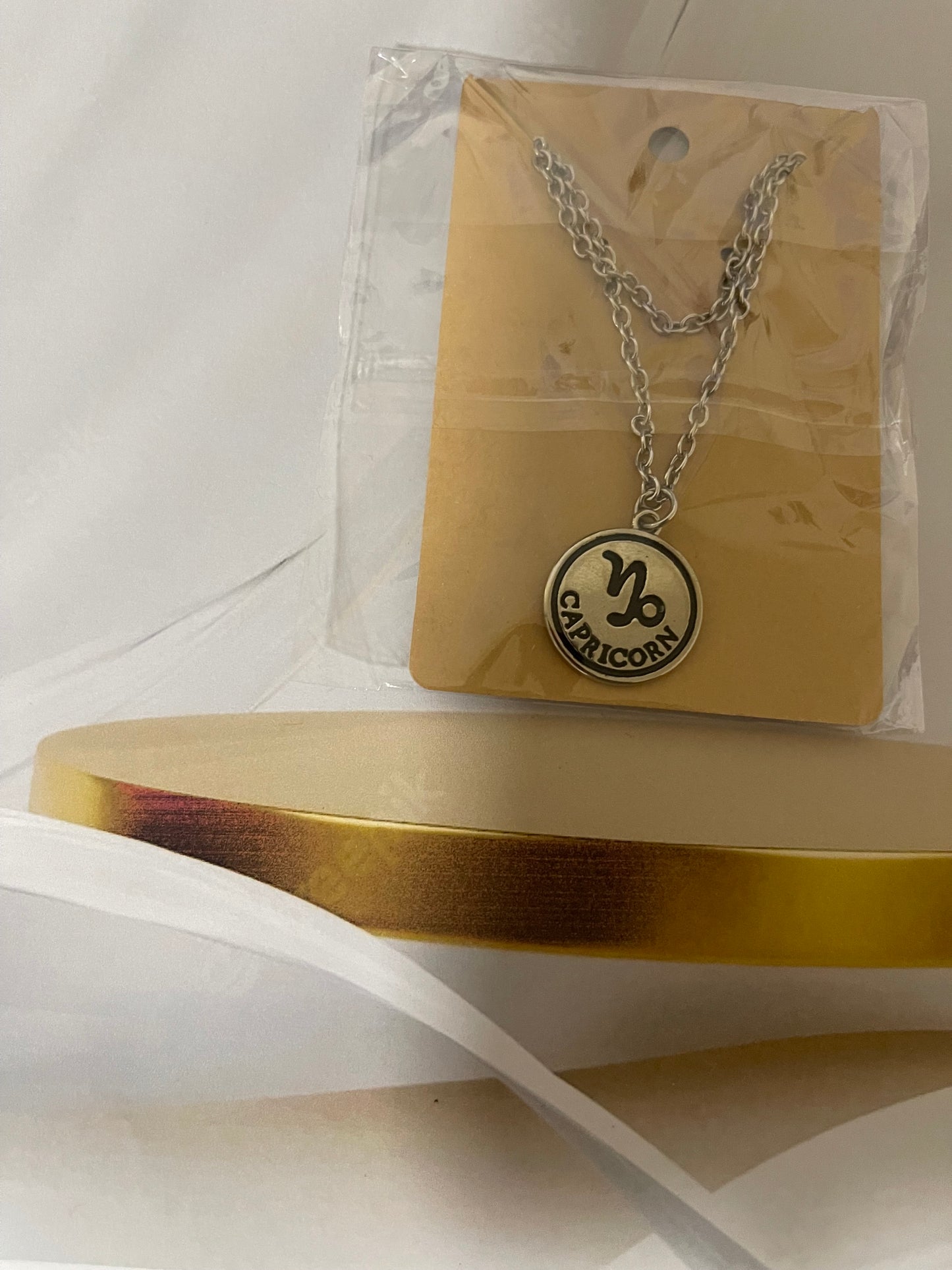 Zodiac Sign Pendant Necklace