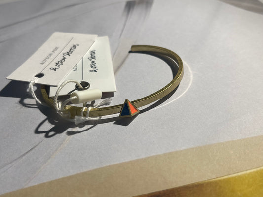 Gold-Tone Cuff Bracelet with Triangular Accent – & Other Stories