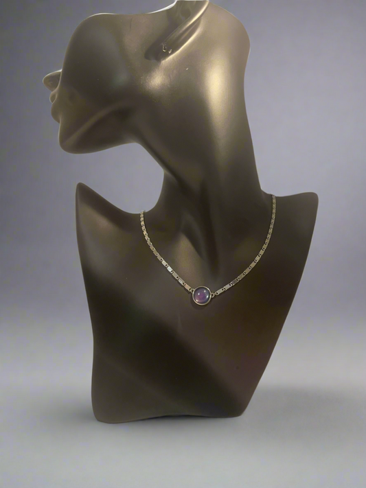 Pura Vida Silver-Tone Necklace with a circular Pendant