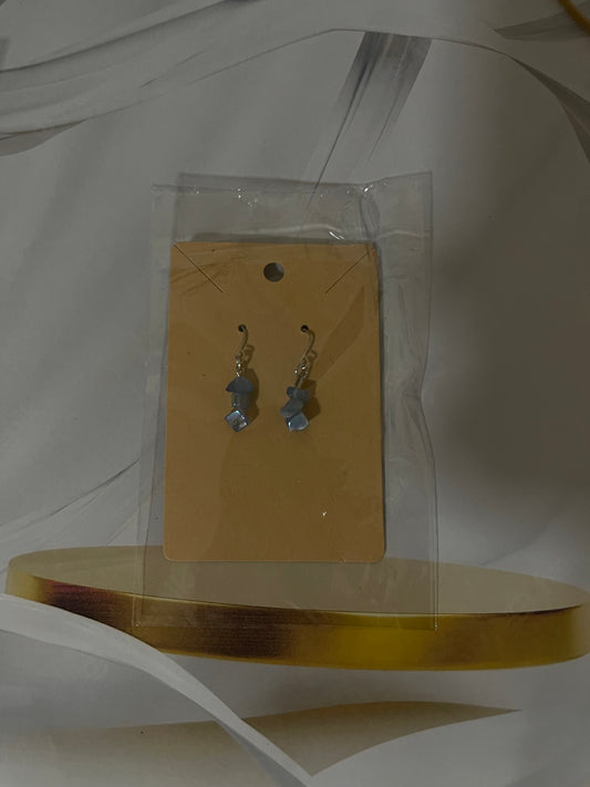 Gemstone Dangle Earrings