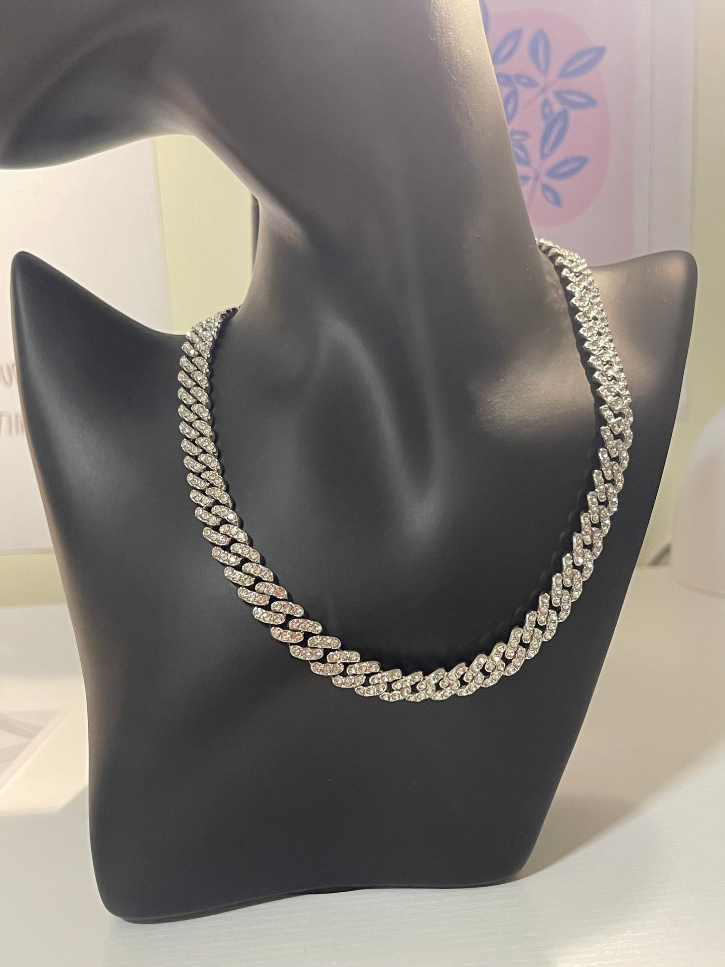 Iced-Out Micro Cuban Link Chain Necklace