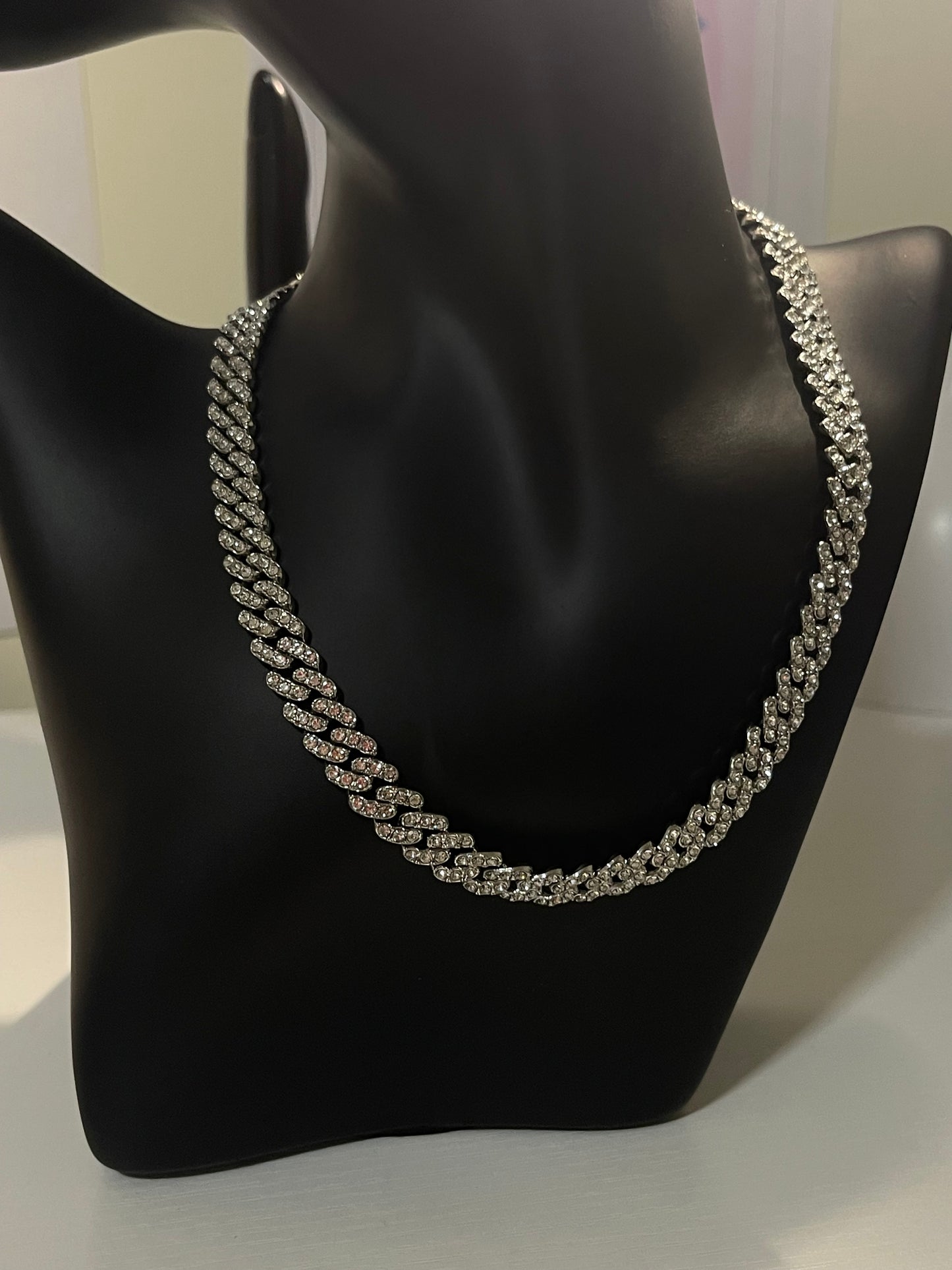Iced-Out Micro Cuban Link Chain Necklace