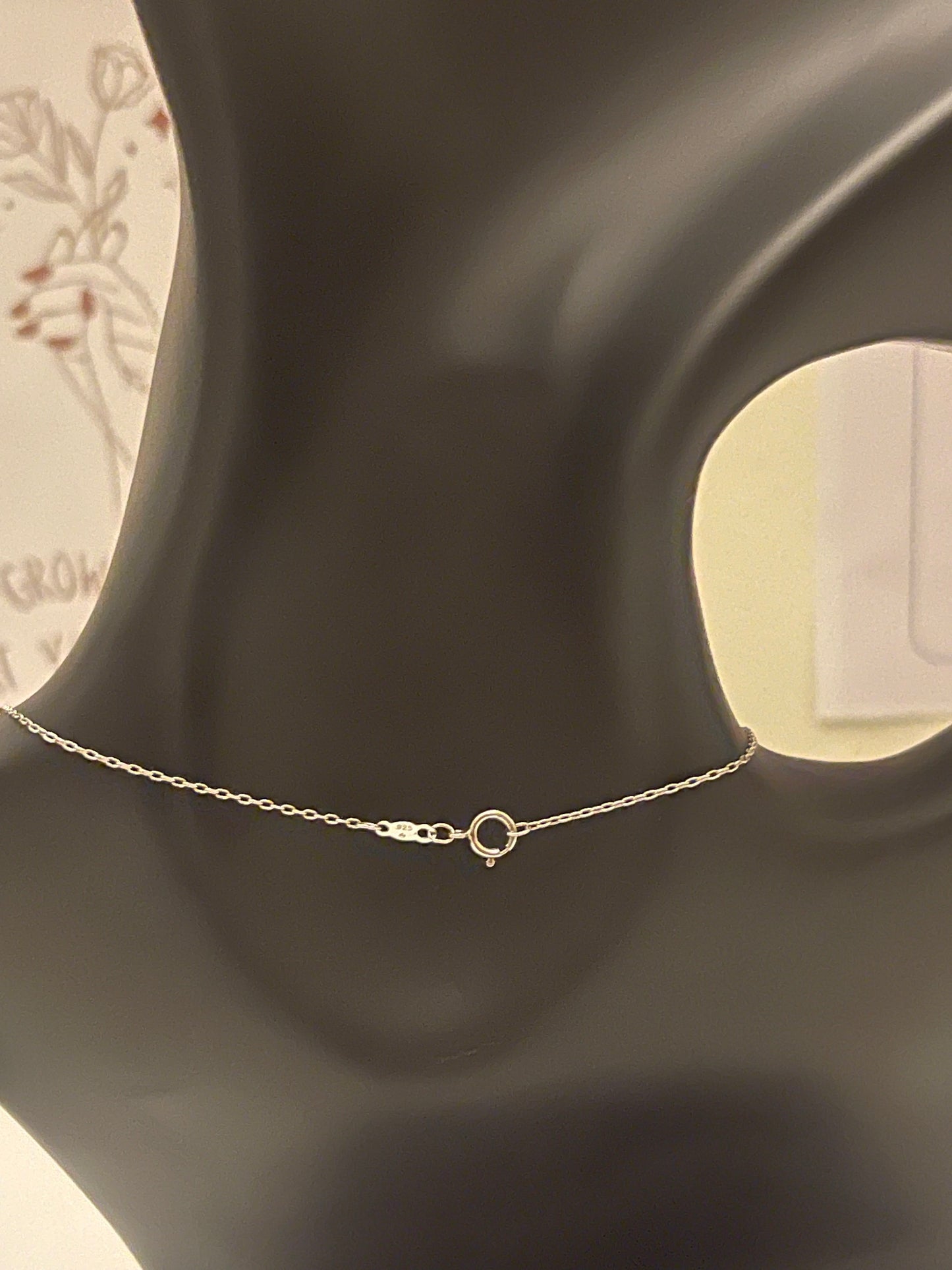 Sterling Silver Heart Key Pendant Necklace – Elegant & Timeless