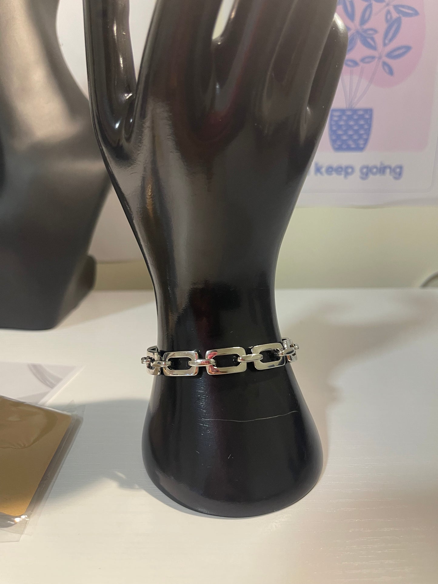 Lia Sophia Square Link Chain Bracelet