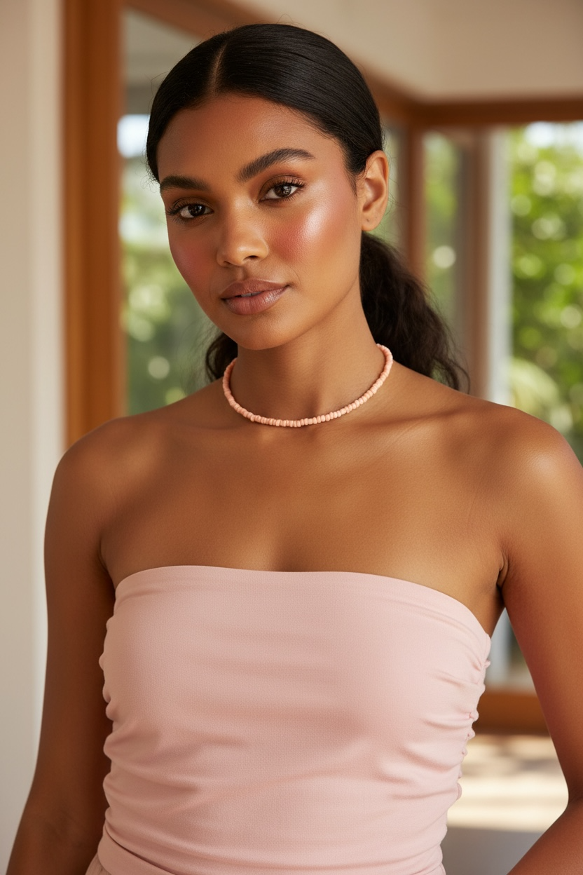 Minimalist Seed Bead Necklace