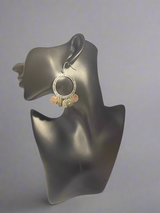 Trink Tease Multi-Toned Silver Earrings – Paparazzi Accessories