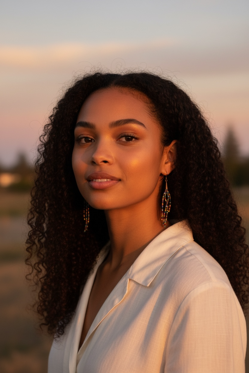 Handmade Multicolor Seed Bead Drop Earrings